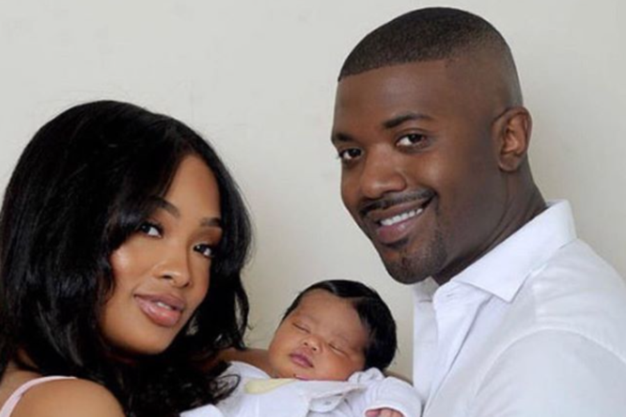 Cute Photos Of Ray J, His Wife Princess Love And Their Daughter Melody